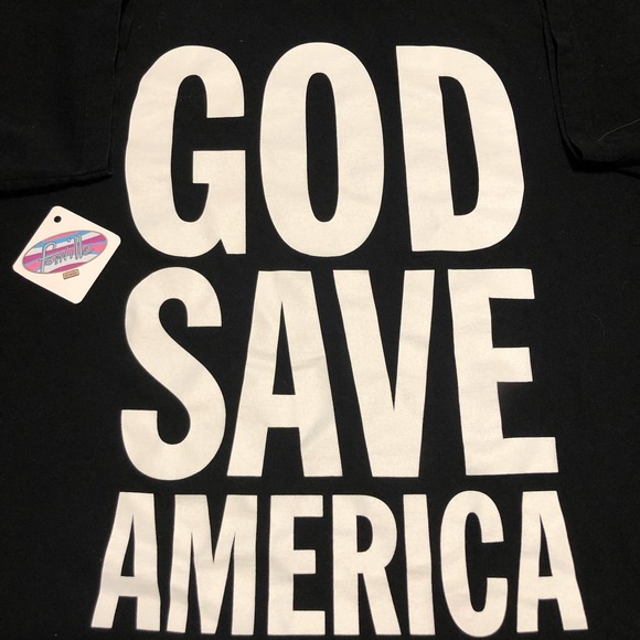 Kanye 2020 “GOD SAVE AMERICA” T-Shirt OFFICIAL CAMPAIGN MERCH Size XL - Picture 2 of 5